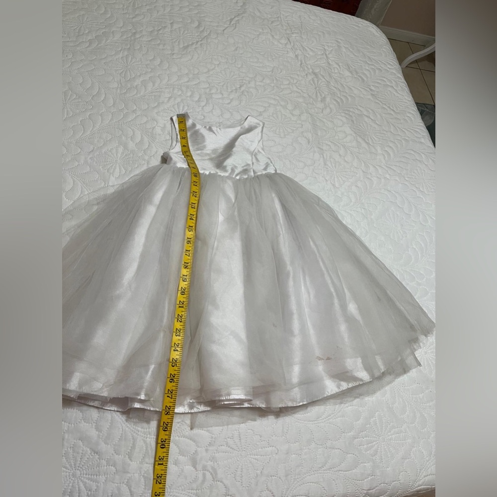 David's Bridal White Gown For Girl - Picture 12 of 16